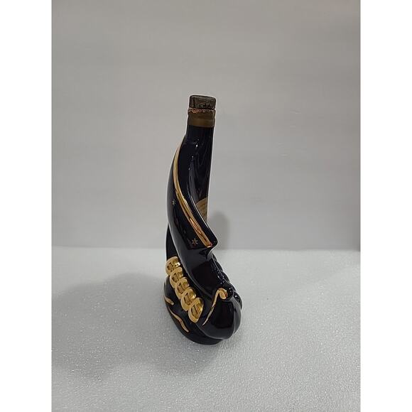 Liquor Bottle Larsen Ship Cognac LIMOGES Porcelain, Hand Decorated 24 K GOLD - Picture 6 of 13